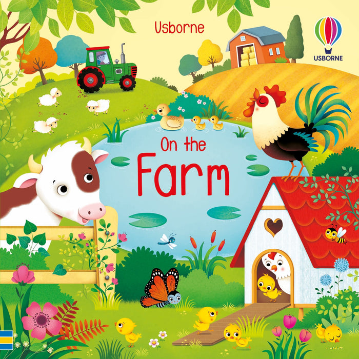 Usborne Book and 3 Jigsaws: On the Farm