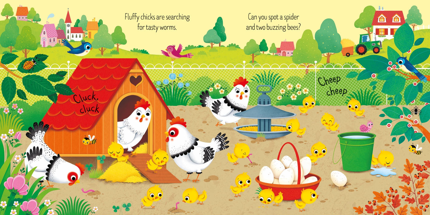 Usborne Book and 3 Jigsaws: On the Farm