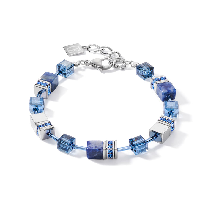 Coeur De Lion GeoCUBE® Bracelet Sodalite & Haematite Blue