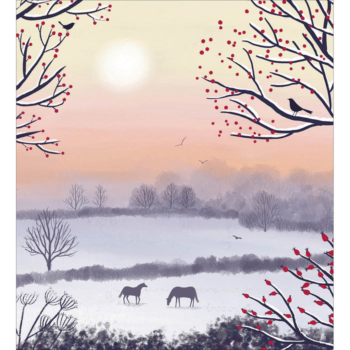 Woodmansterne 'Beautiful Winter' Christmas Card