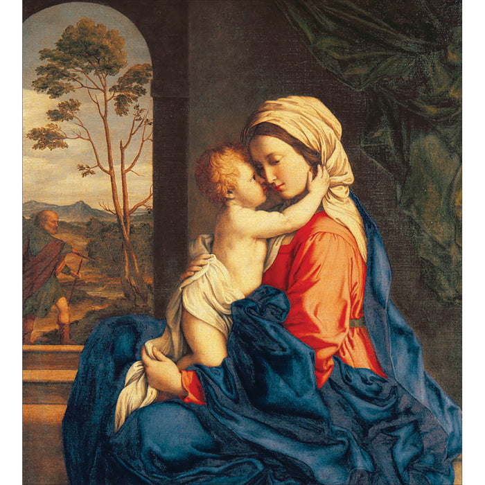 Woodmansterne 'The Virgin and Child Embracing' Christmas Card