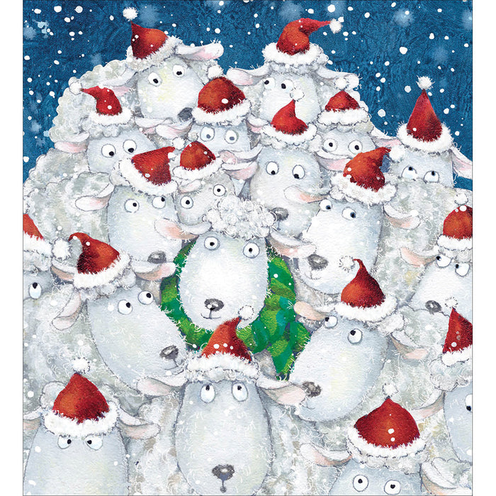Woodmansterne 'Christmas Cuddle' Christmas Card