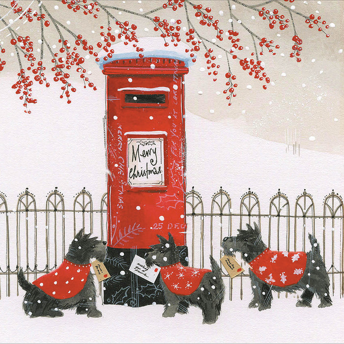 Woodmansterne 'Christmas Post' Christmas Card