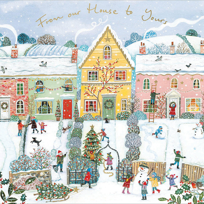 Woodmansterne 'From Our House' Christmas Card