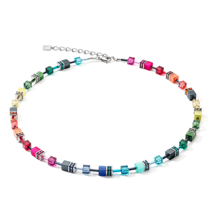 Coeur De Lion Necklace GeoCUBE® Medium Multicolour Rainbow