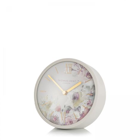 Thomas Kent Mini Crofter Light Grey Mantel Clock