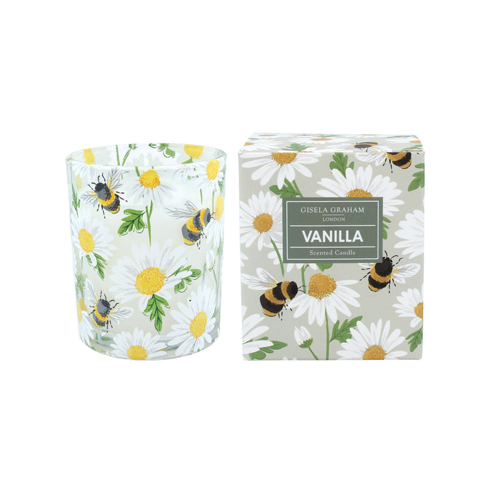 Gisela Graham Daisy/Bee Boxed Candle Pot Small