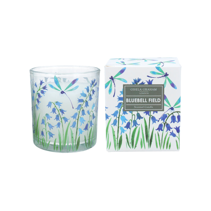 Gisela Graham Bluebell/Dragonfly Box Candle Pot Small
