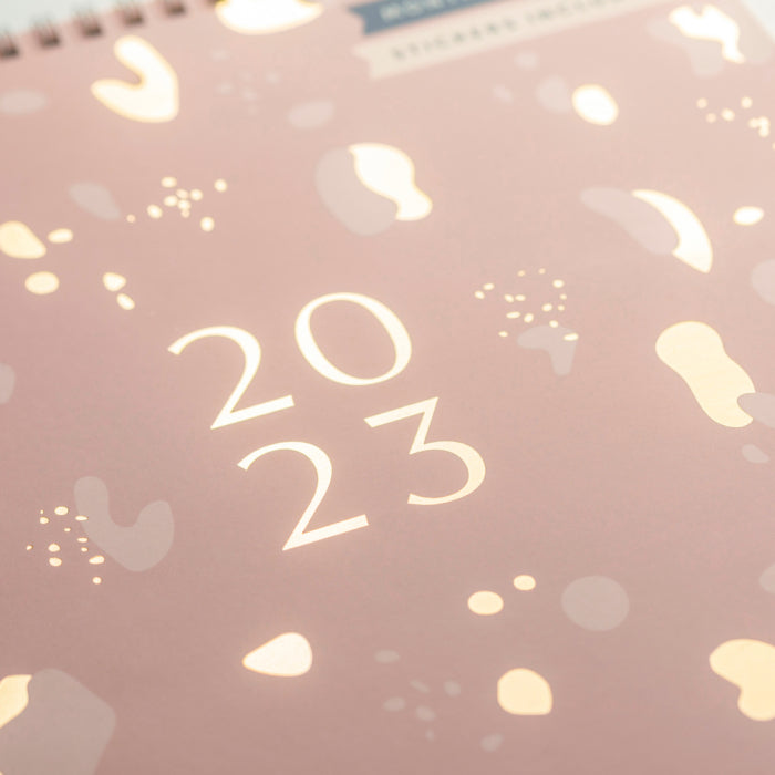 Busy B Pink Family Calendar 2023
