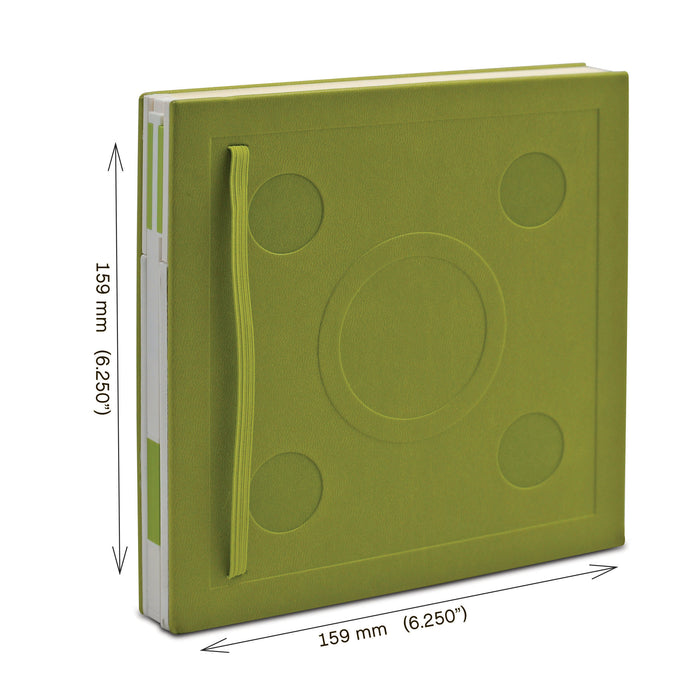 Lego Locking Notebook with Gel Pen - Lime