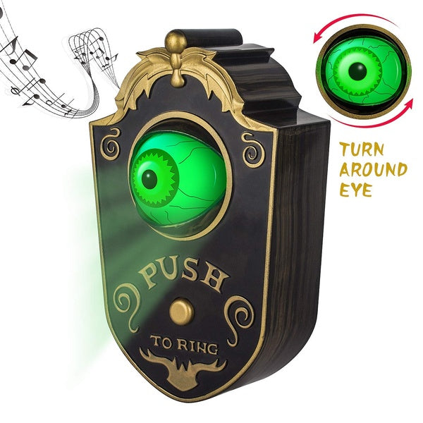 Halloween Animated Doorbell with Eyeball and Sound