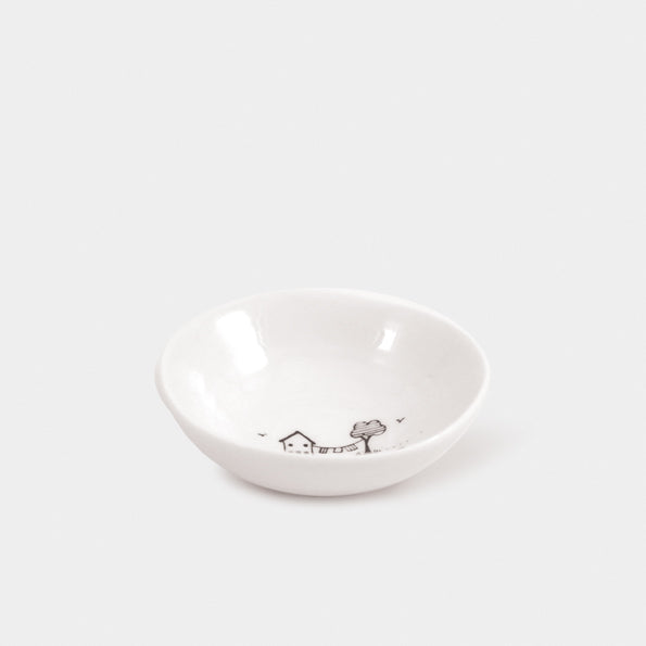 East of India - Small Wobbly Bowl - Home Sweet Home
