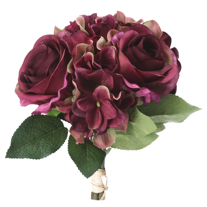 Gisela Graham Rose & Hydrangea Bouquet