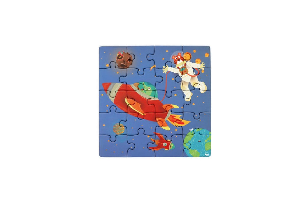 Scratch Magnetic Puzzle Book - Space