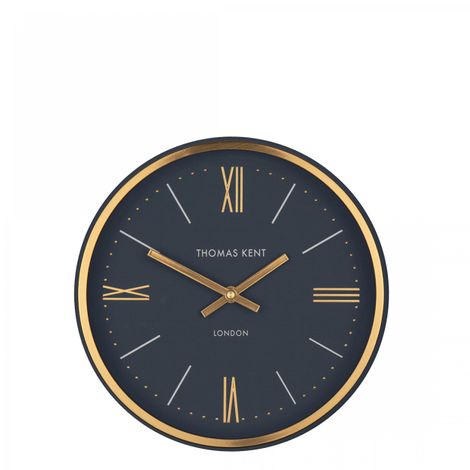 Thomas Kent 10'' Hampton Wall Clock - Navy