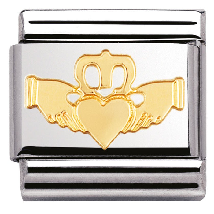 Nomination Classic Gold Religious Claddagh Charm