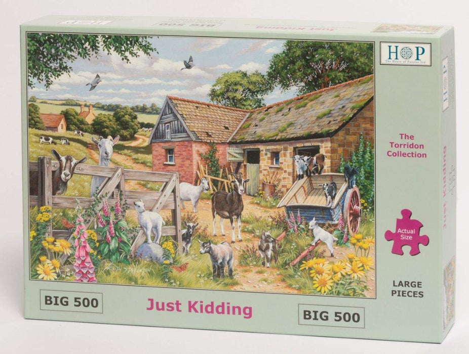 HOP Just Kidding Big 500 Piece Jigsaw Puzzle