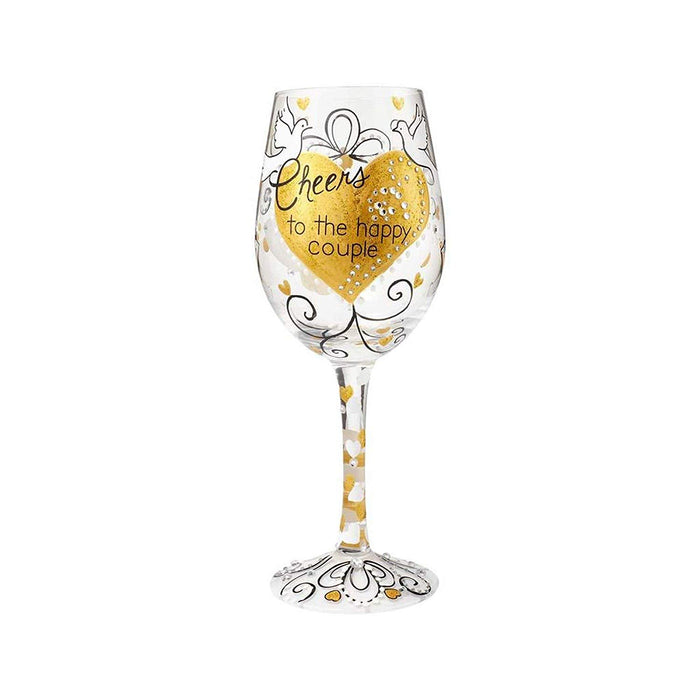 Lolita Cheers To The Happy Couple Wine Glass