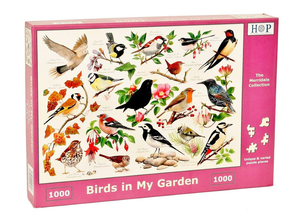 HOP Birds in My Garden 1000 Piece Jigsaw Puzzle