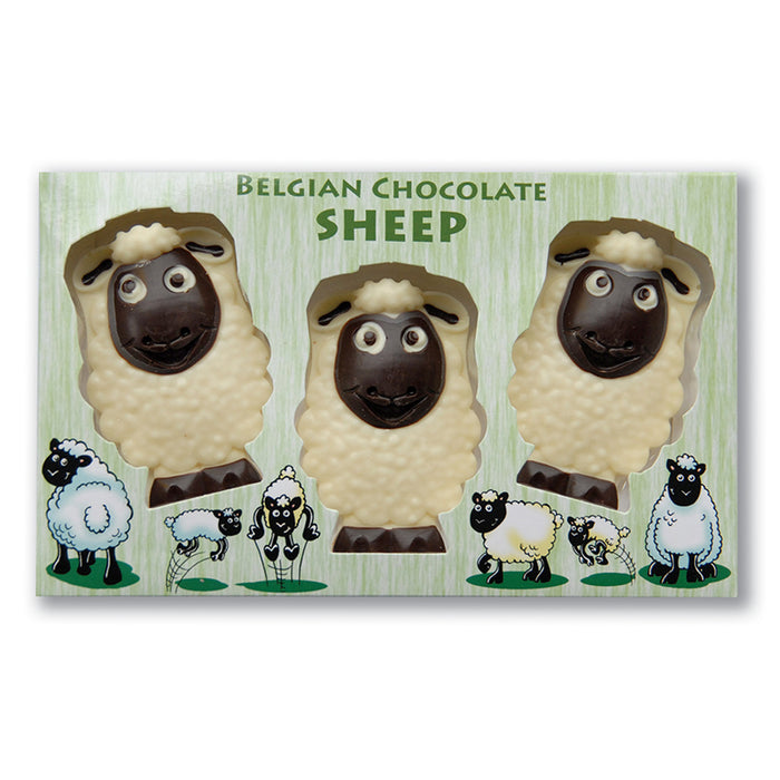 White Chocolate Trio of Sheep