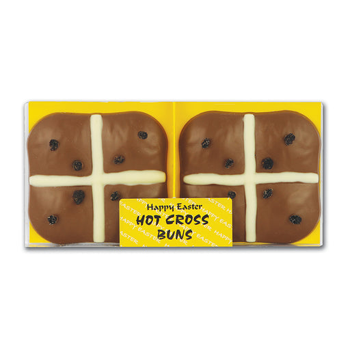 Happy Easter Chocolate Hot Cross Buns