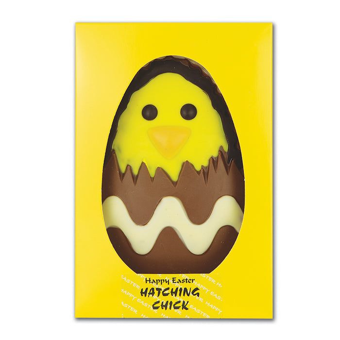 Hand Decorated Milk Chocolate Easter Hatching Chick
