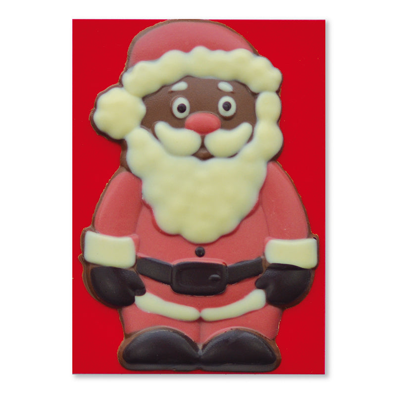 Welsh Chocolate Hand Decorated Milk Chocolate Santa — Maple Gifts