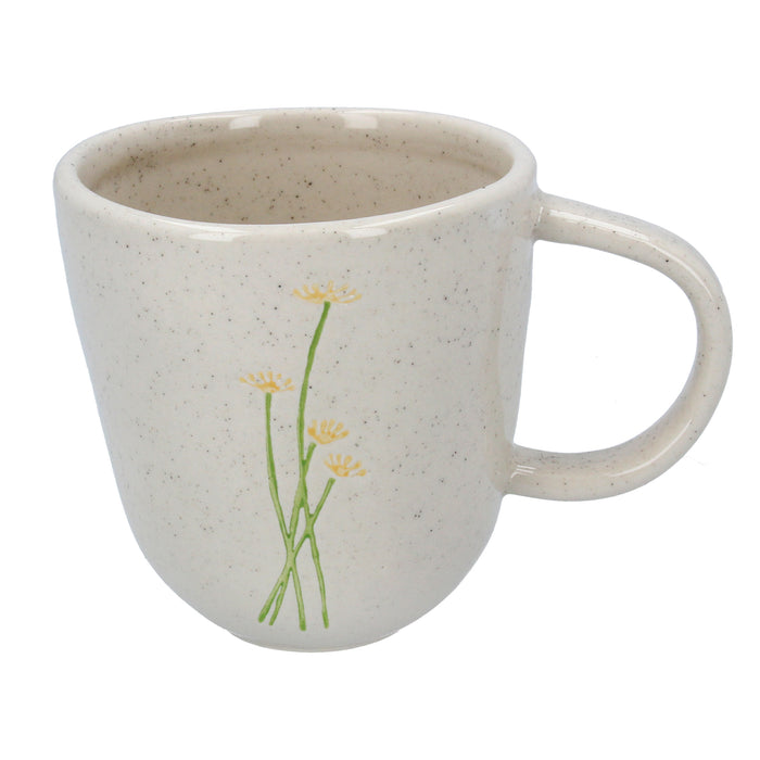 Gisela Graham Yellow Daisy Artisan Ceramic Mug