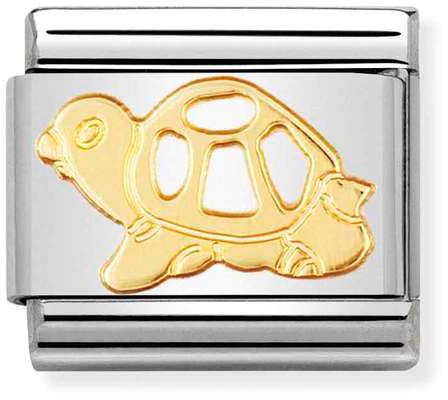 Nomination Classic Gold Animals Tortoise Charm