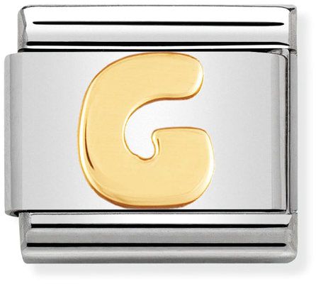 Nomination Classic Gold Letter G Charm