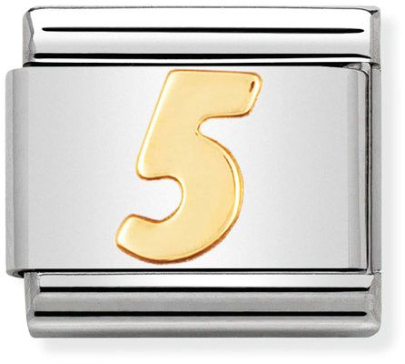 Nomination Classic Gold Number 5 Charm