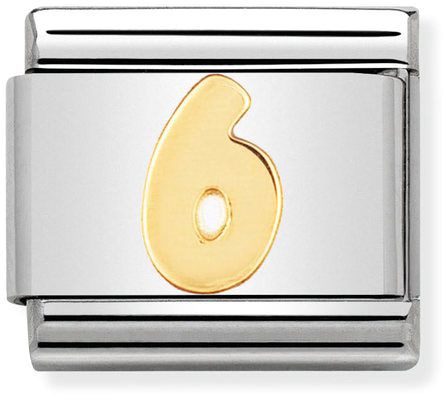 Nomination Classic Gold Number 6 Charm