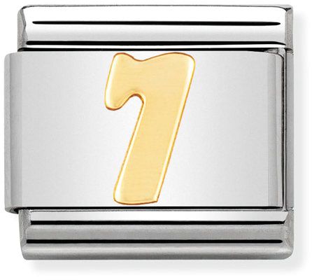 Nomination Classic Gold Number 7 Charm