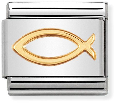 Nomination Classic Gold Religious Ichthys (Christian Fish) Charm