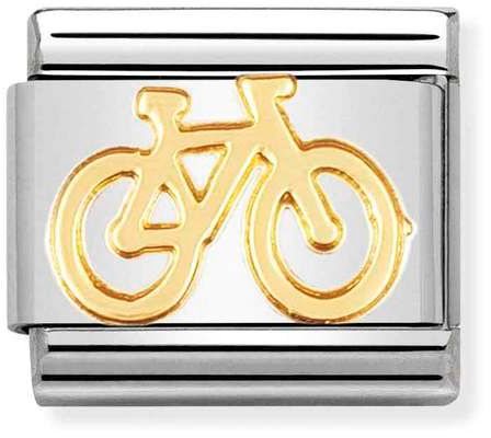 Nomination Classic Gold Tech Bike Charm