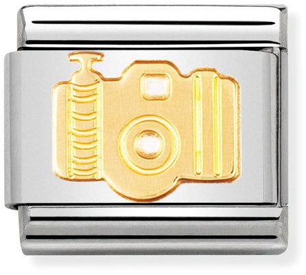 Nomination Classic Gold Tech Camera Charm