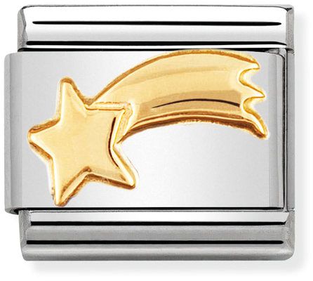 Nomination Classic Gold Shooting Star Christmas Charm