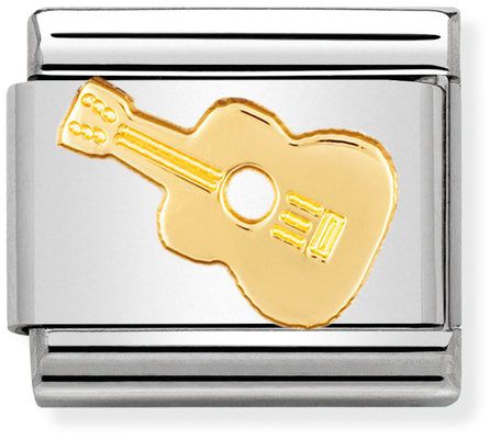 Nomination Classic Gold Music Guitar Charm