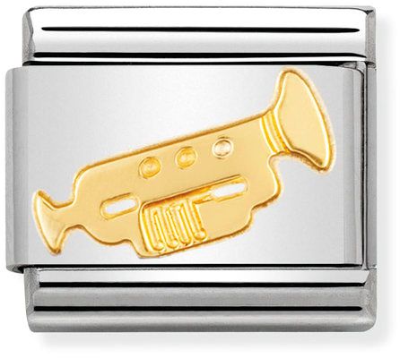 Nomination Classic Gold Music Trumpet Charm