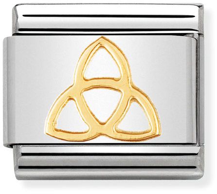 Nomination Classic Gold Religious Trinity Knot Charm