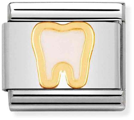 Nomination Classic Gold Daily Life Gold Tooth Charm