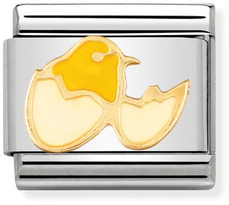 Nomination Classic Gold Air Animals Chick Charm