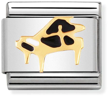 Nomination Classic Gold Music Piano Charm