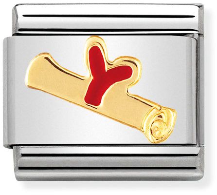 Nomination Classic Gold Back to School Diploma Charm