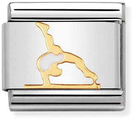 Nomination Classic Gold Sports Gymnast Charm