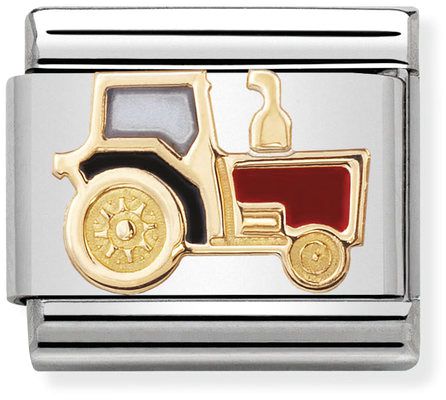 Nomination Classic Gold Tech Tractor Charm