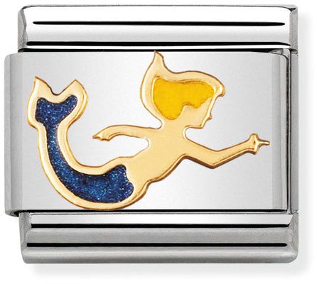 Nomination Classic Gold Daily Life Mermaid Charm