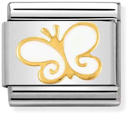 Nomination Classic Gold Nature Butterfly Charm
