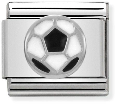 Nomination Classic Silver Symbols Soccer Ball Charm