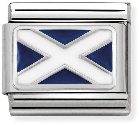 Nomination Classic Silver Flags Scottish Flag Charm